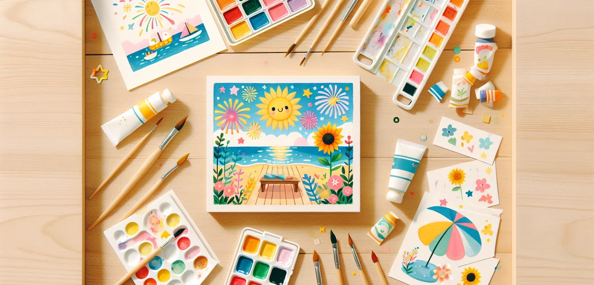 夏休みの絵の宿題｜上手に描くコツとテーマの選び方