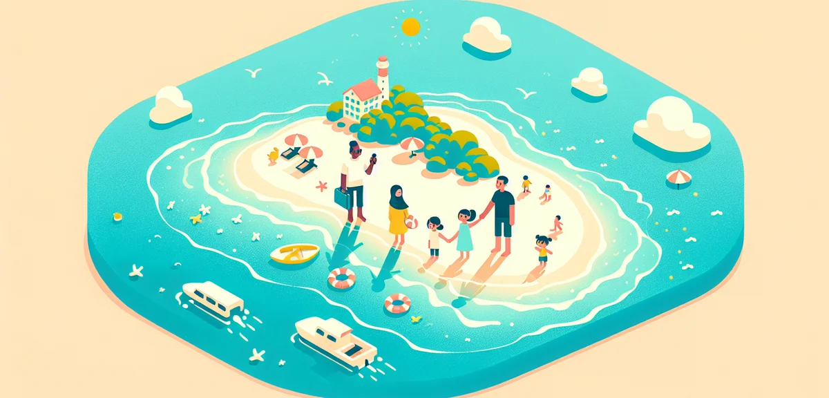 Aerial view of a stunning Okinawa beach with crystal clear turquoise water, white sand, summer vacat