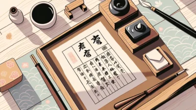 夏休みの習字課題ガイド｜お手本の選び方と上達のコツ