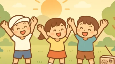 夏休みのラジオ体操は何時から？時間・場所・参加のしかた