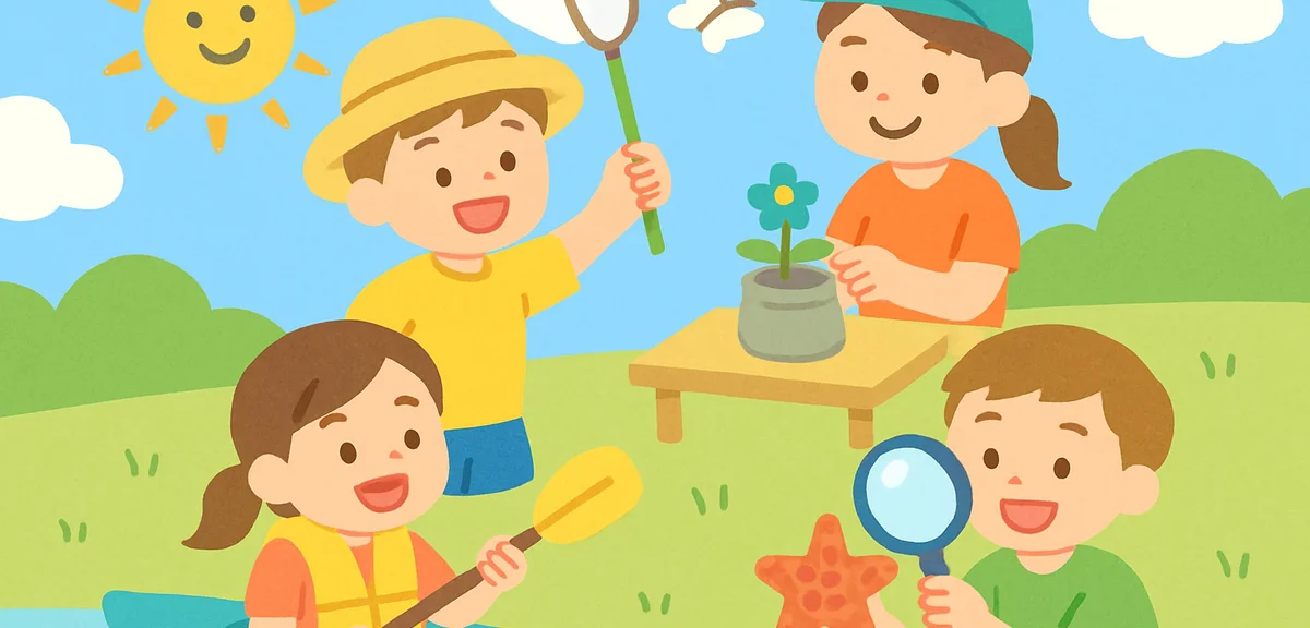 夏休みの体験学習おすすめ｜子供の成長につながるプログラム