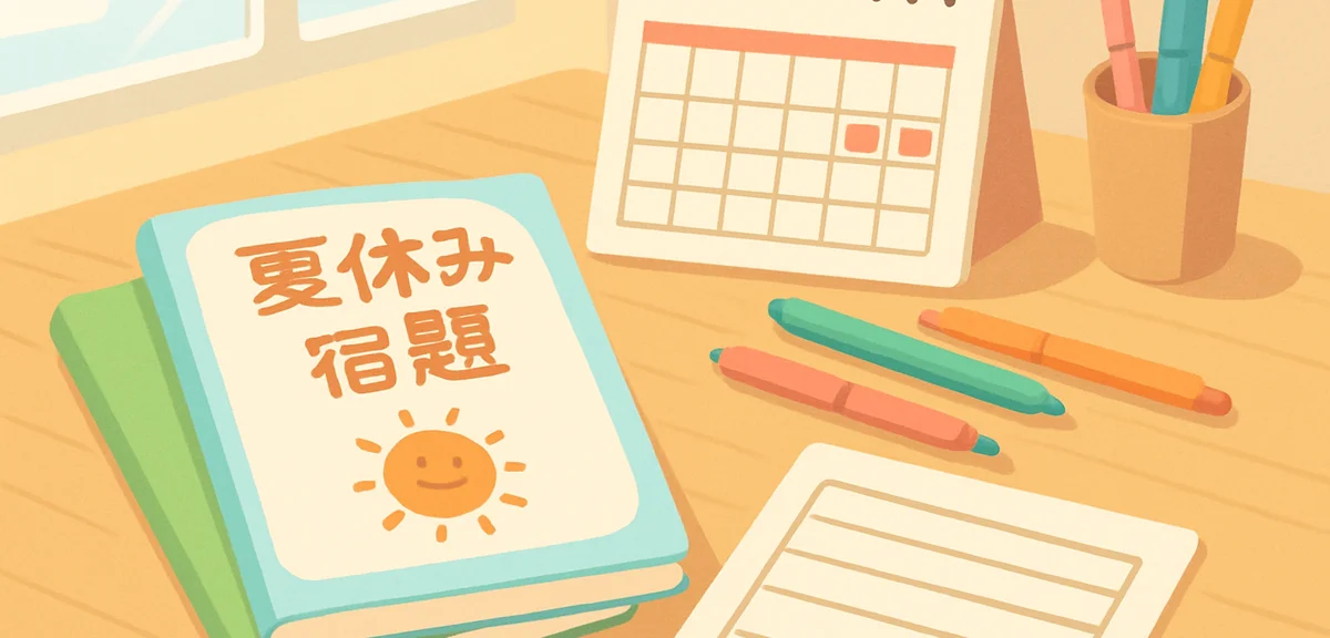 夏休みの課題を効率的に終わらせるスケジュール管理術
