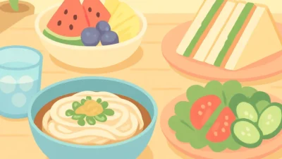 夏休みの簡単ランチアイデア｜火を使わないメニュー集