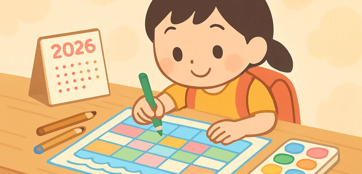 小学生の夏休み計画表2026年版｜ダウンロード可能なテンプレート