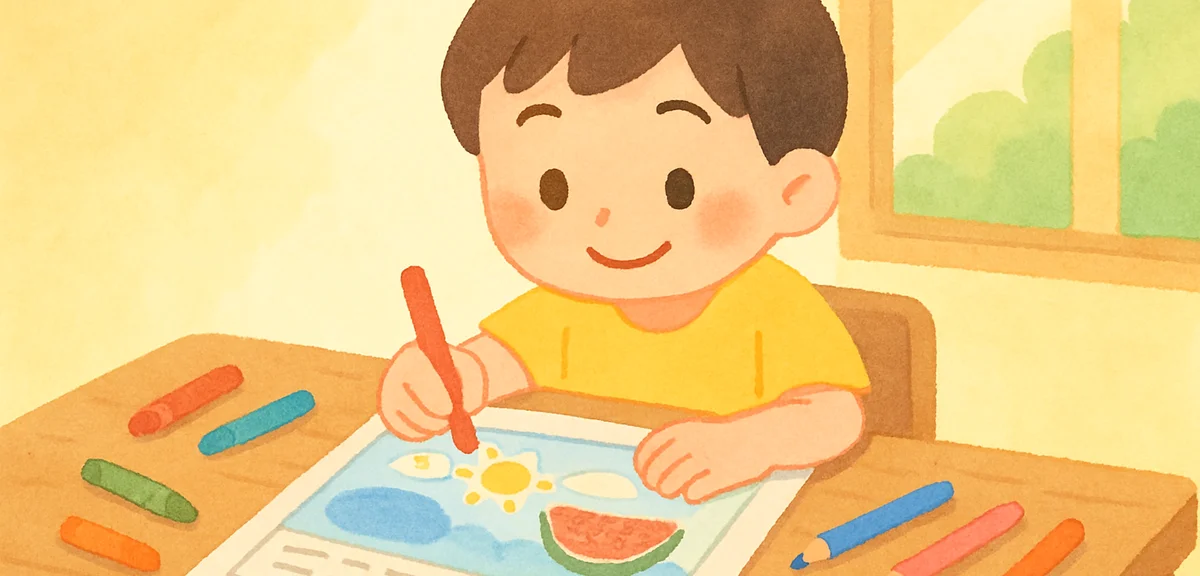 夏休みの絵日記の書き方｜ネタと構成のコツ