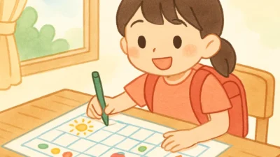 小学生の夏休みスケジュール表｜無料テンプレートと記入例