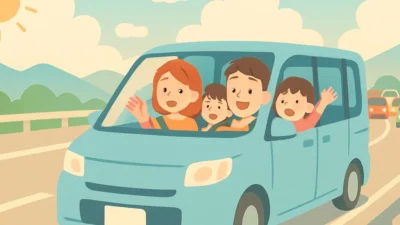 夏休みの車ドライブと帰省渋滞対策｜家族で快適に移動するコツ