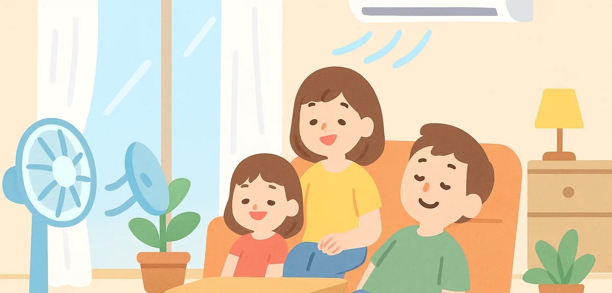夏休みの家庭用エアコン活用術｜電気代を抑える設定と使い方