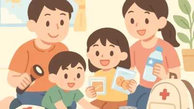 夏休みの防災グッズと停電対策｜家族で見直す夏の備え