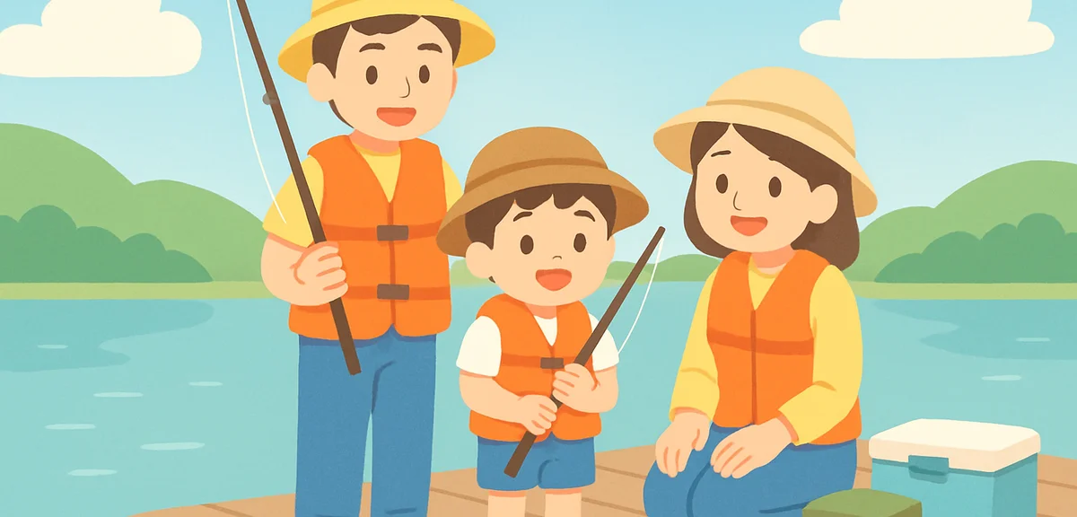 夏休みの家族フィッシング入門｜初めての釣り体験と必要な道具