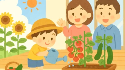 夏休みの家庭菜園ガイド｜夏野菜の育て方と自由研究への活かし方