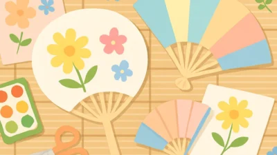 夏休みの手作りうちわ・扇子ガイド｜自由研究にもなる工作アイデア